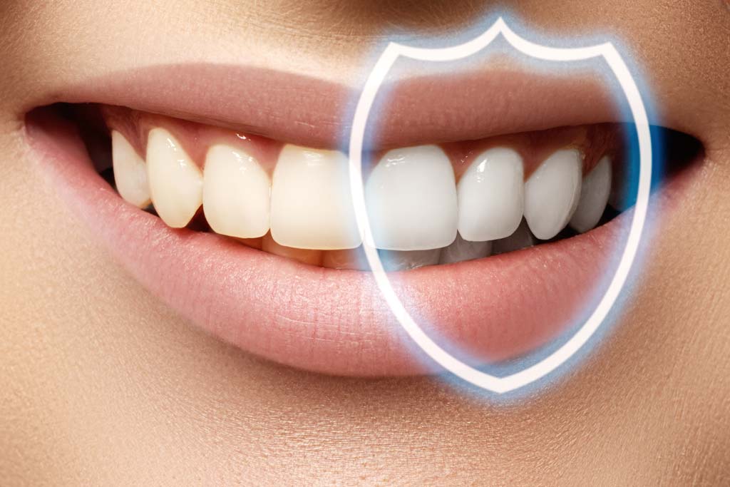 Concept Image of White teeth