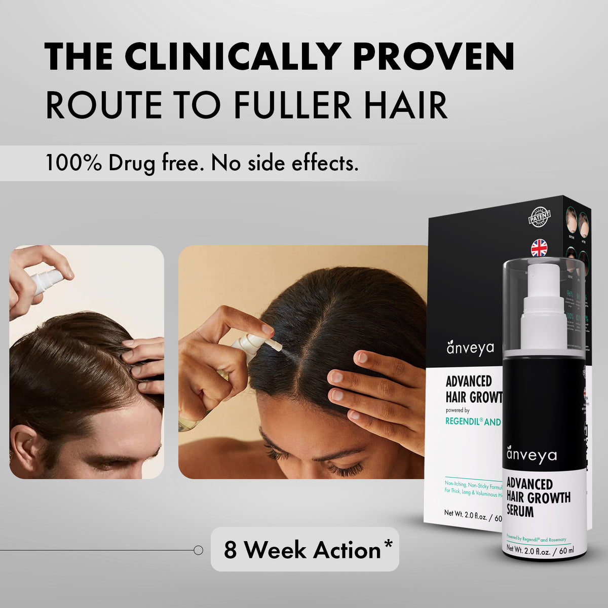 Anveya Advanced Hair Growth Serum,60ml