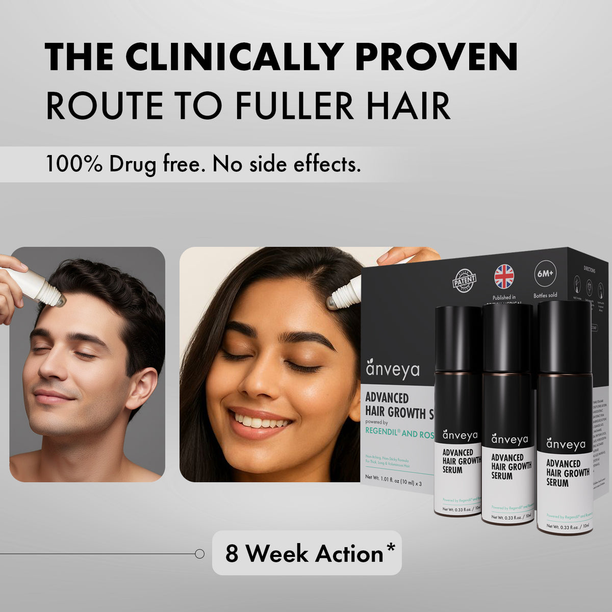 Anveya Advanced Hair Growth Serum,30ml