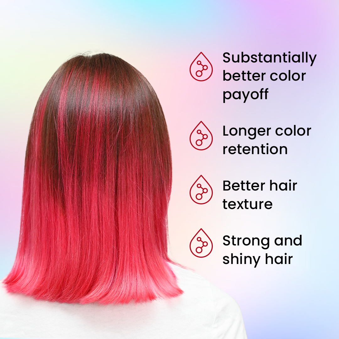Anveya Madrid Red Semi Permanent Hair Color, 100ml