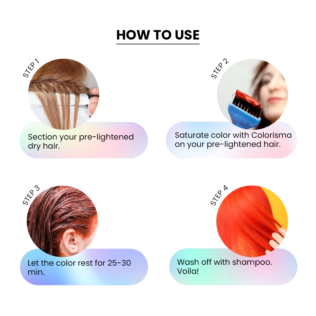 Anveya Havana Teal Semi Permanent Hair Color, 100ml
