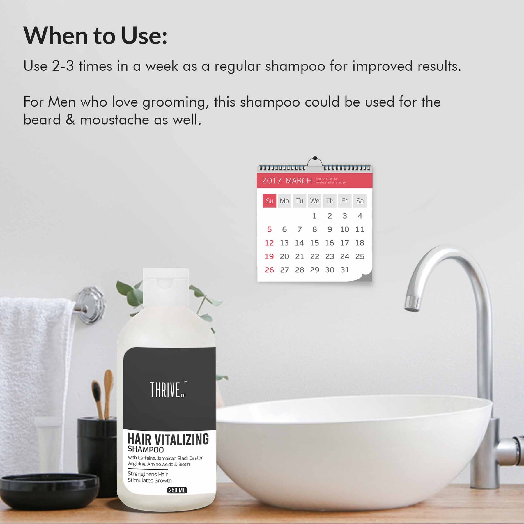 ThriveCo Hair Vitalizing Shampoo, 250ml