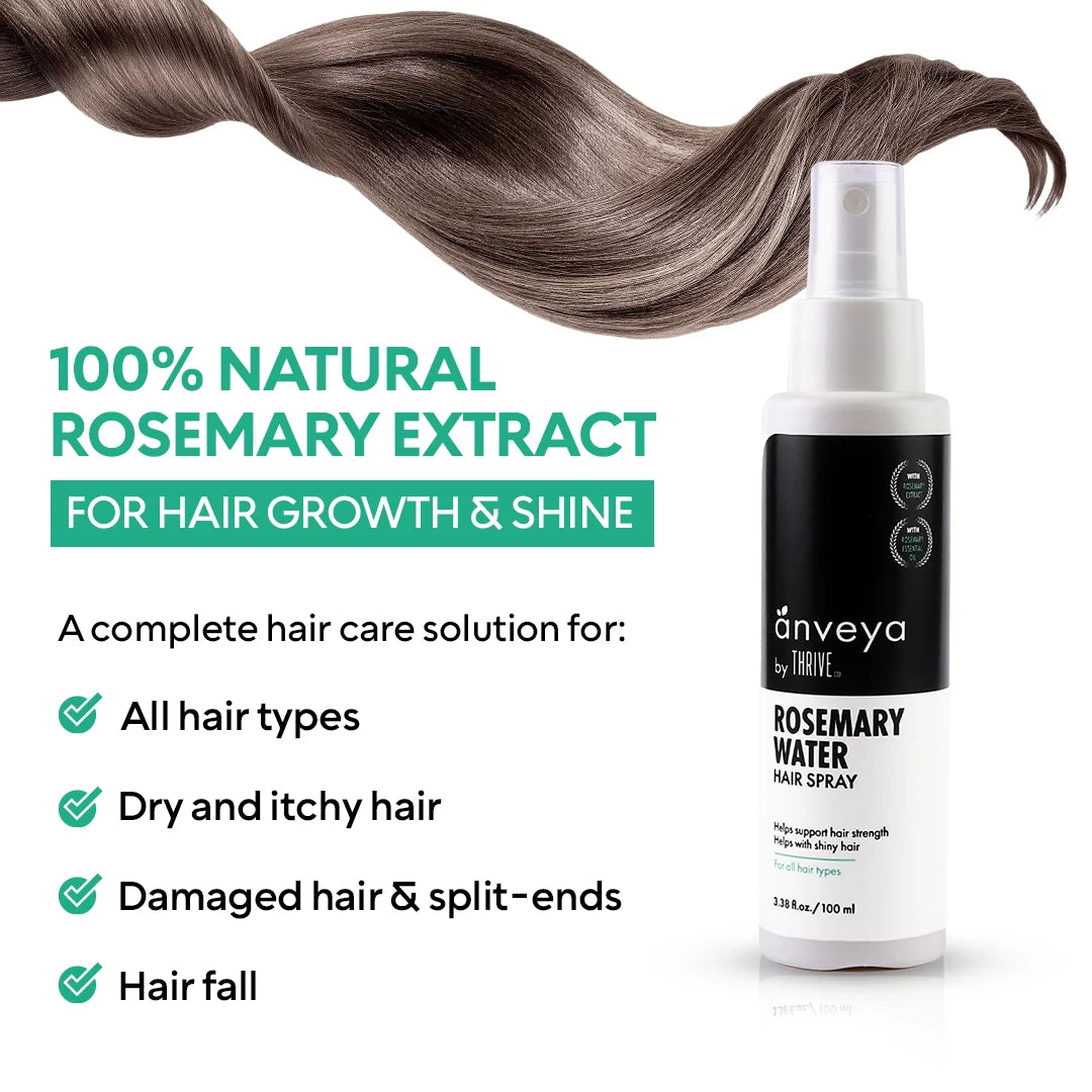 Rosemary Water Hair Spray, 100 ml