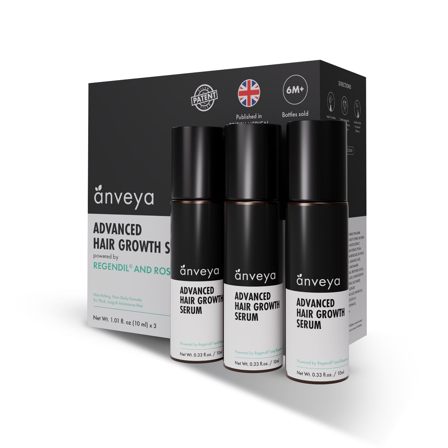 Anveya Advanced Hair Growth Serum,30ml