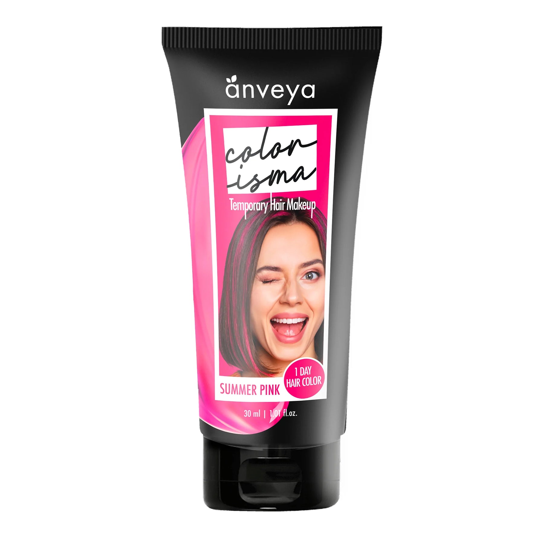 Anveya Colorisma Summer Pink One Day One Wash Temporary Hair Color, 30ml