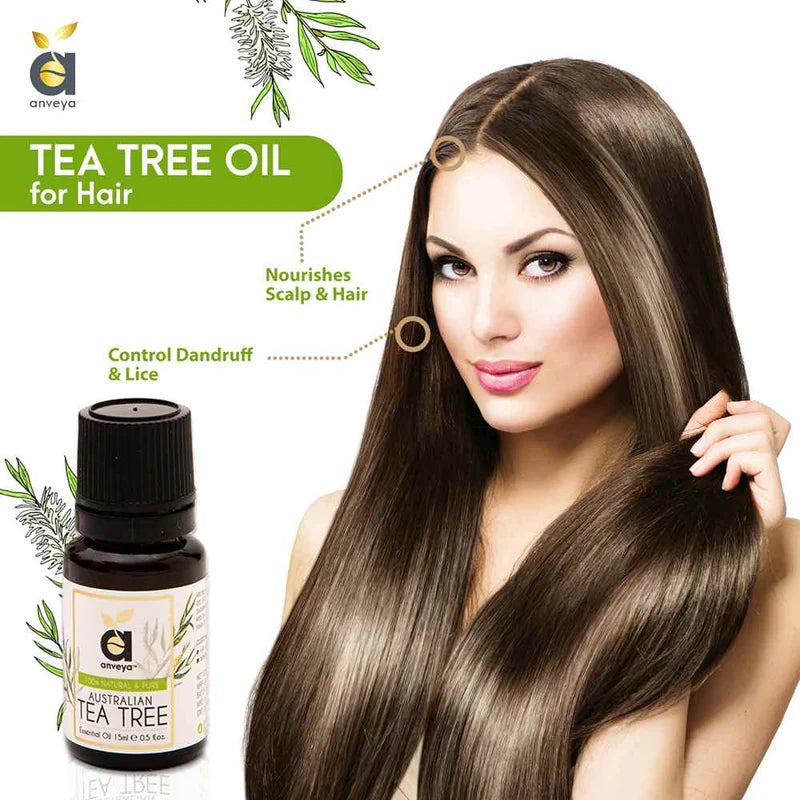 Rey Naturals Tea Tree Oil | Tea Tree Essential Oil for Hair, Skin and