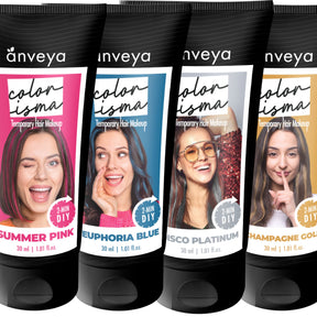 Try 'THE POPULAR Combos' of Anveya Colorisma Temporary 1-Wash Hair Color
