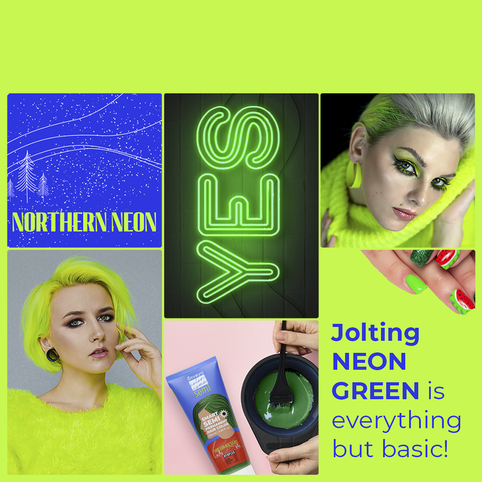 Anveya Northern Neon Semi Permanent Hair Color, 100ml